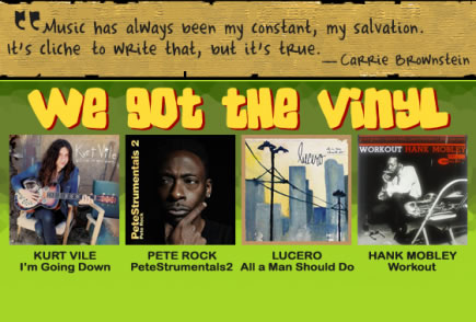 vinyl we have the vinyl