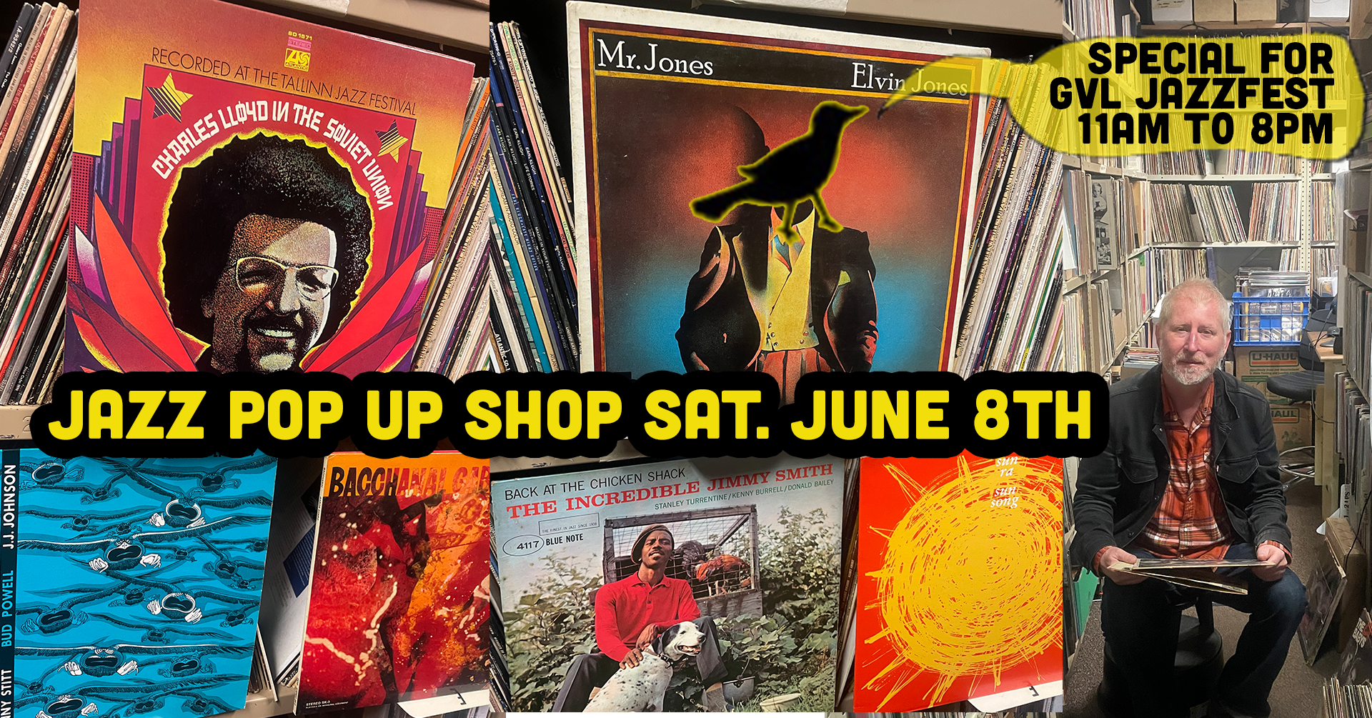 MASSIVE Jazz Pop-Up Shop Coming Saturday, June 8th for GVL Jazz Fest!