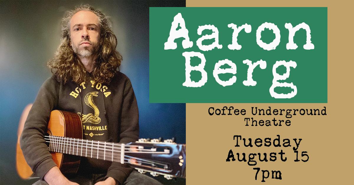 AARON BERG performs an intimate concert with guitarist ZACH BINGHAM in