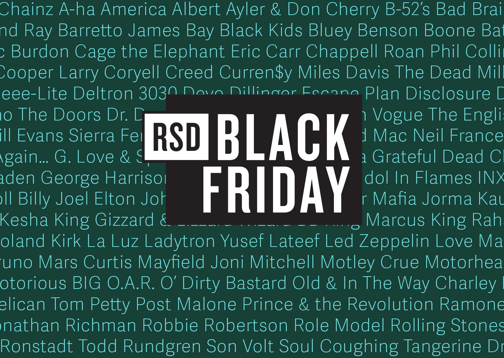 Thanks for a great RSD Black Friday!