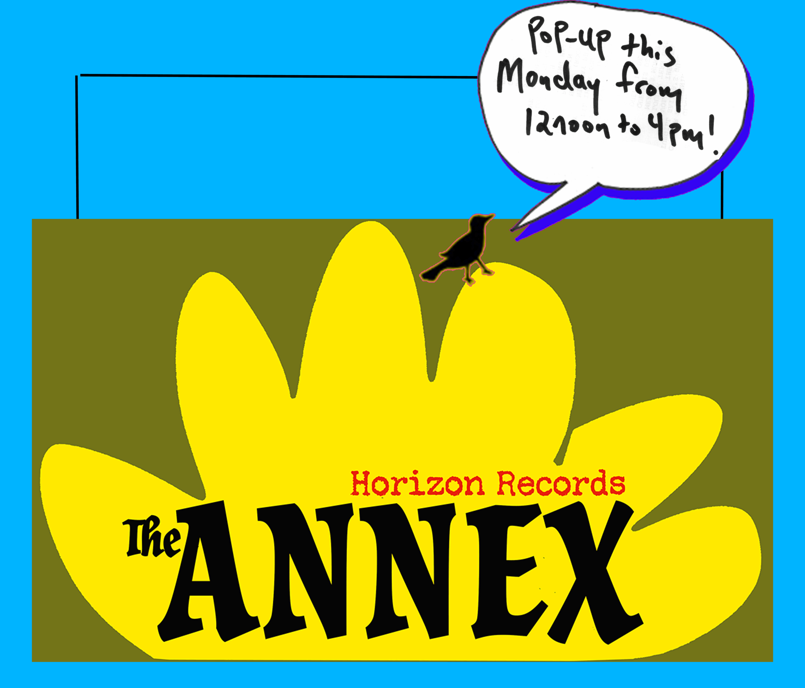 Horizon Record’s The Annex is open Monday January 12 from noon to 4pm